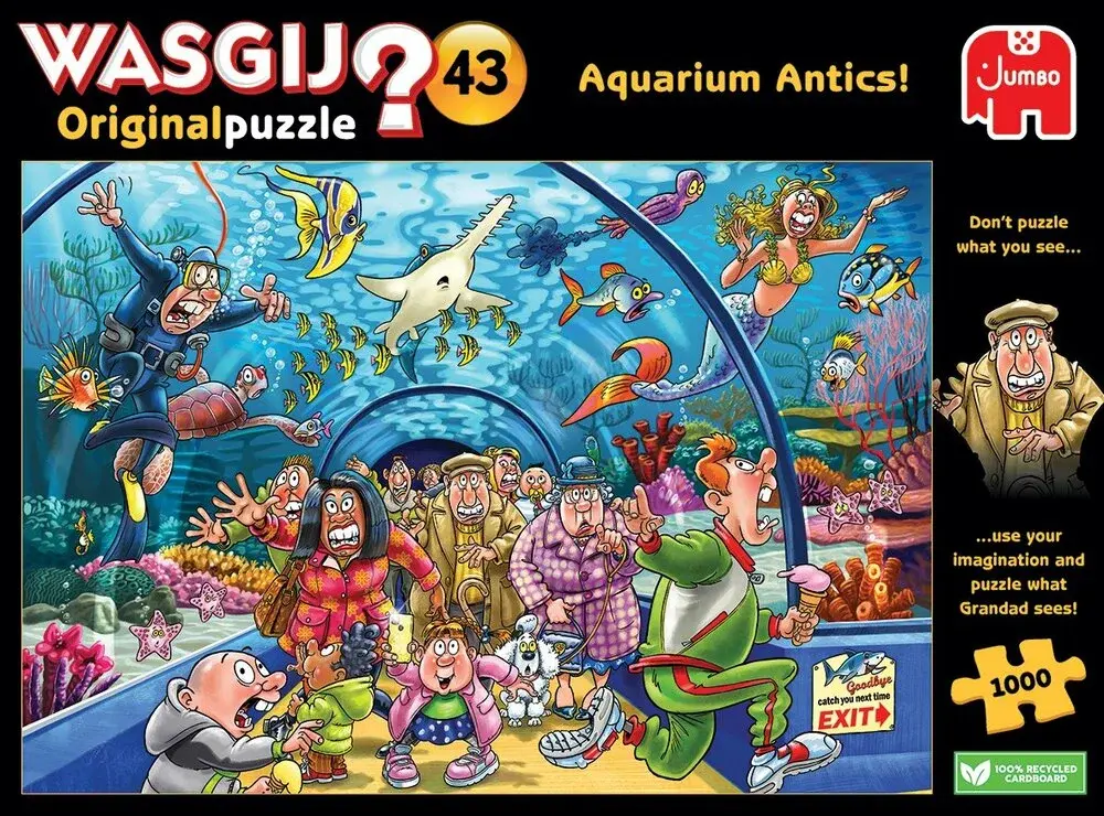 Wasgij Original 43 Aquarium Antics! 1000 brikker