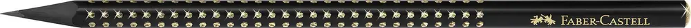 Blyant Faber-Castell Sparkle Sort M/Guld Glitter
