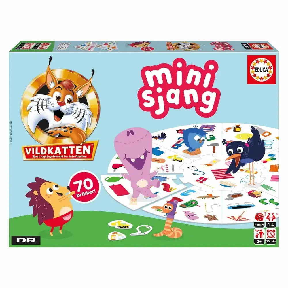 Vildkatten Minisjang Børste 70 brikker