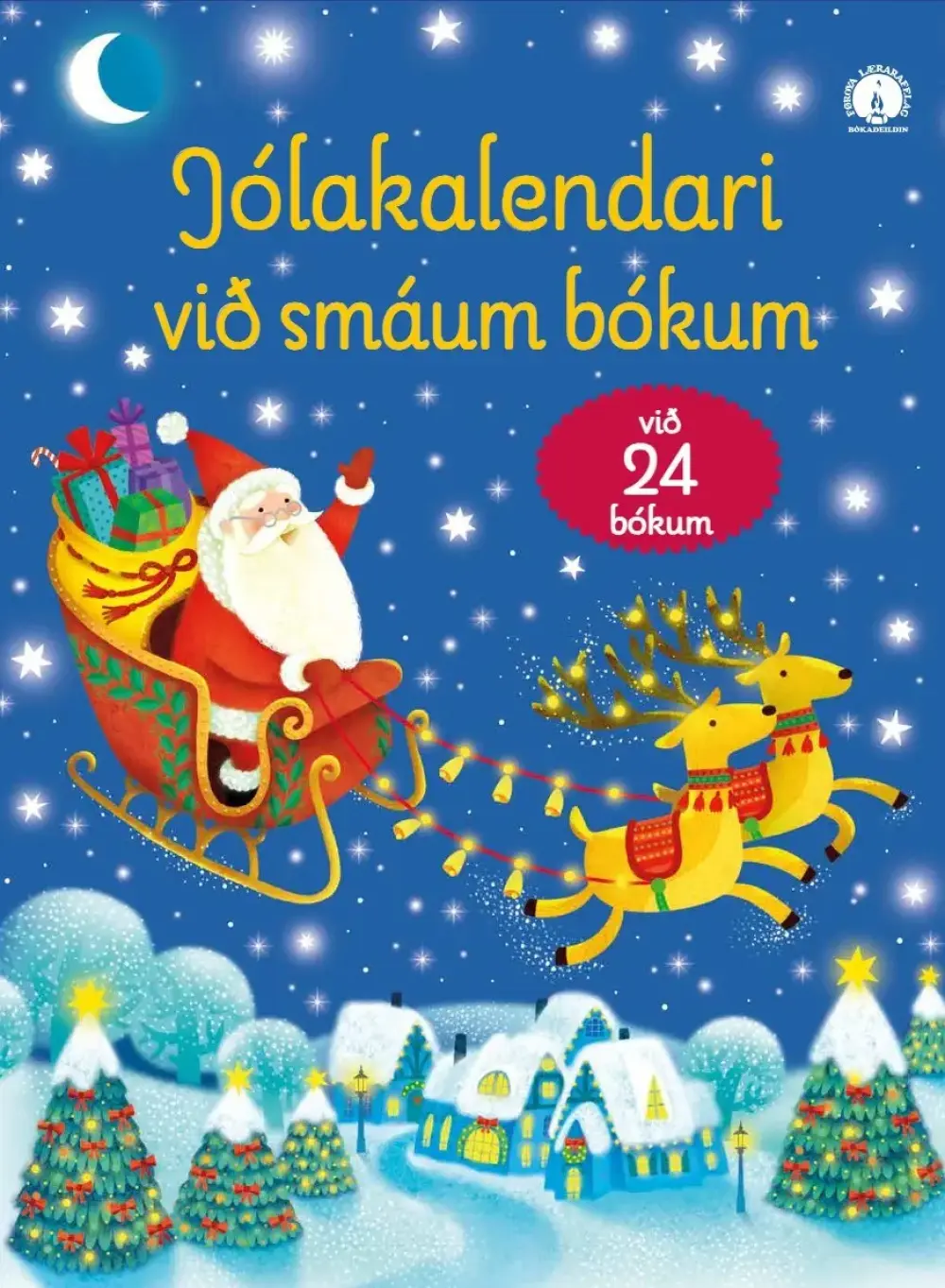 Jólakalendari við smáum bókum, bláur