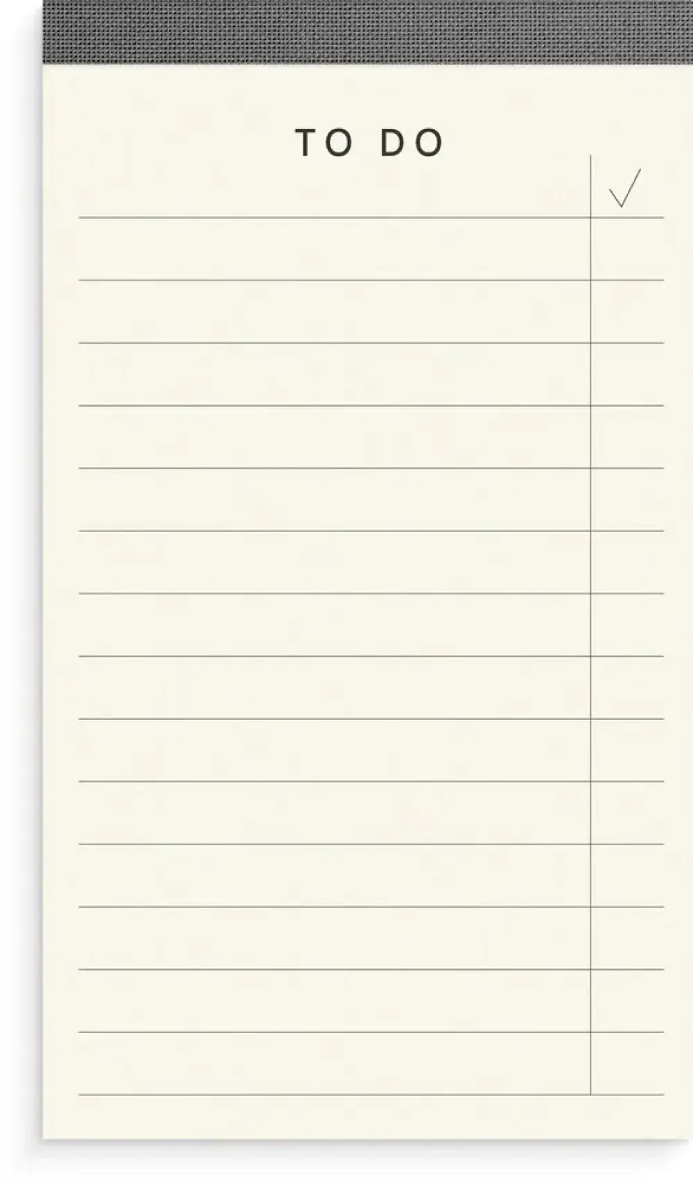 Blok afrivning To Do List textile 80 sider 120g linjeret 