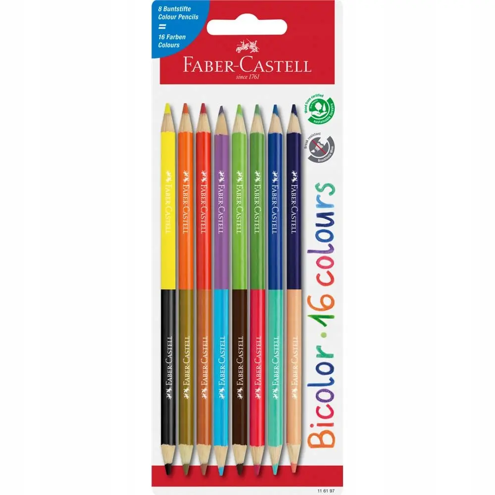 FABER CASTELL BICOLOR litblýantar
