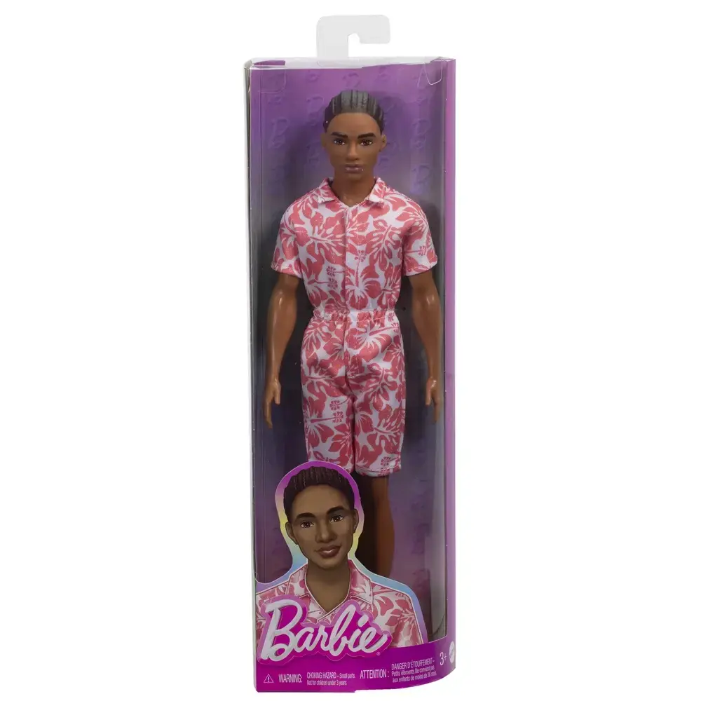 Barbie Fashionista Ken Med Trykt Kedeldragt