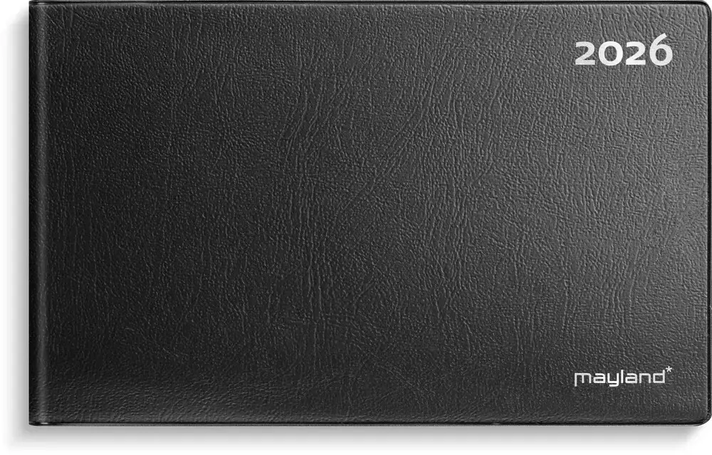 Bordkalender mini 2026 vinyl sort
