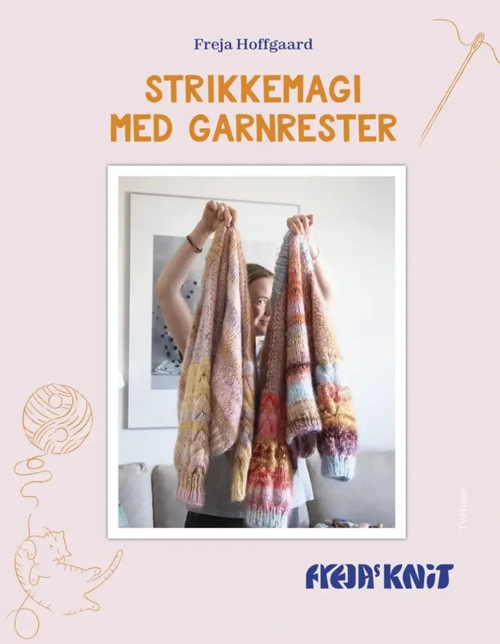 Strikkemagi med garnrester