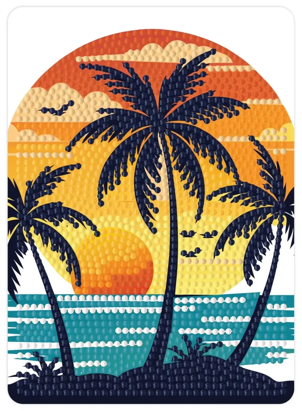 Diamond art kattekillinger 13 x 18 cm