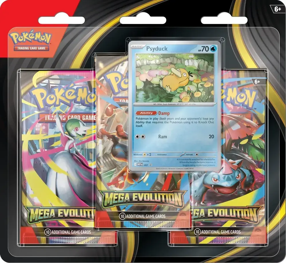 Pokemon mega evolution Blister 3-pakke