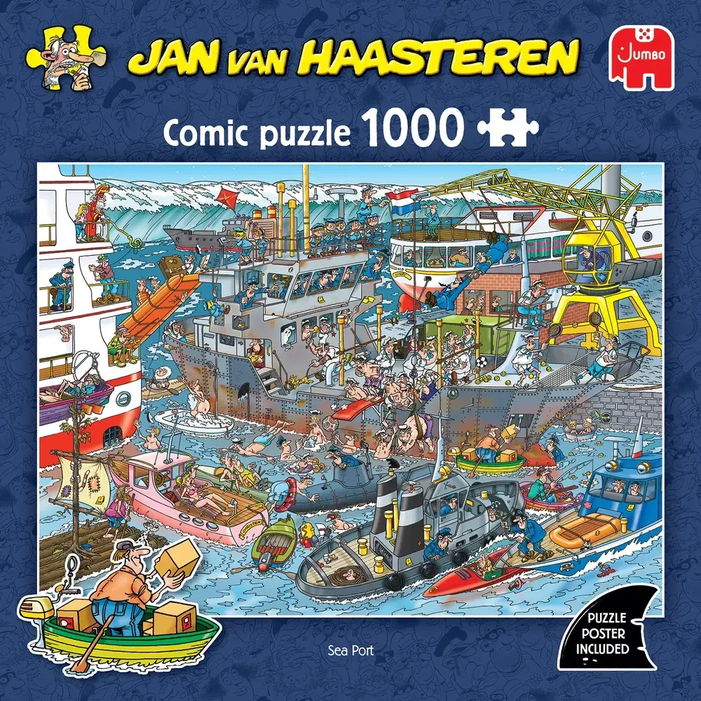 PUSLESPIL JVH SEA PORT 1000 BRIKKER