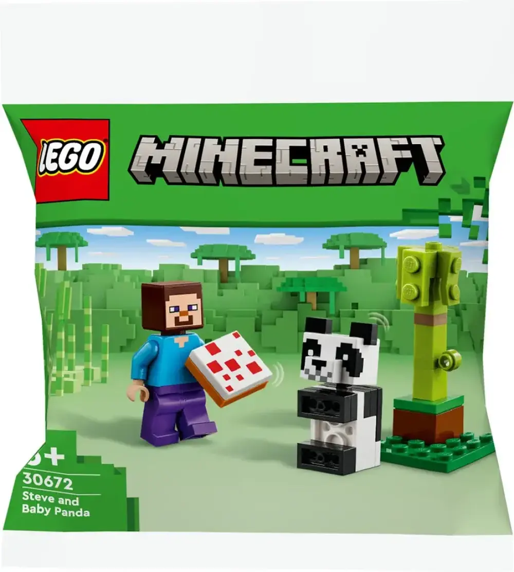 30672 LEGO Minecraft Steve and Baby Panda