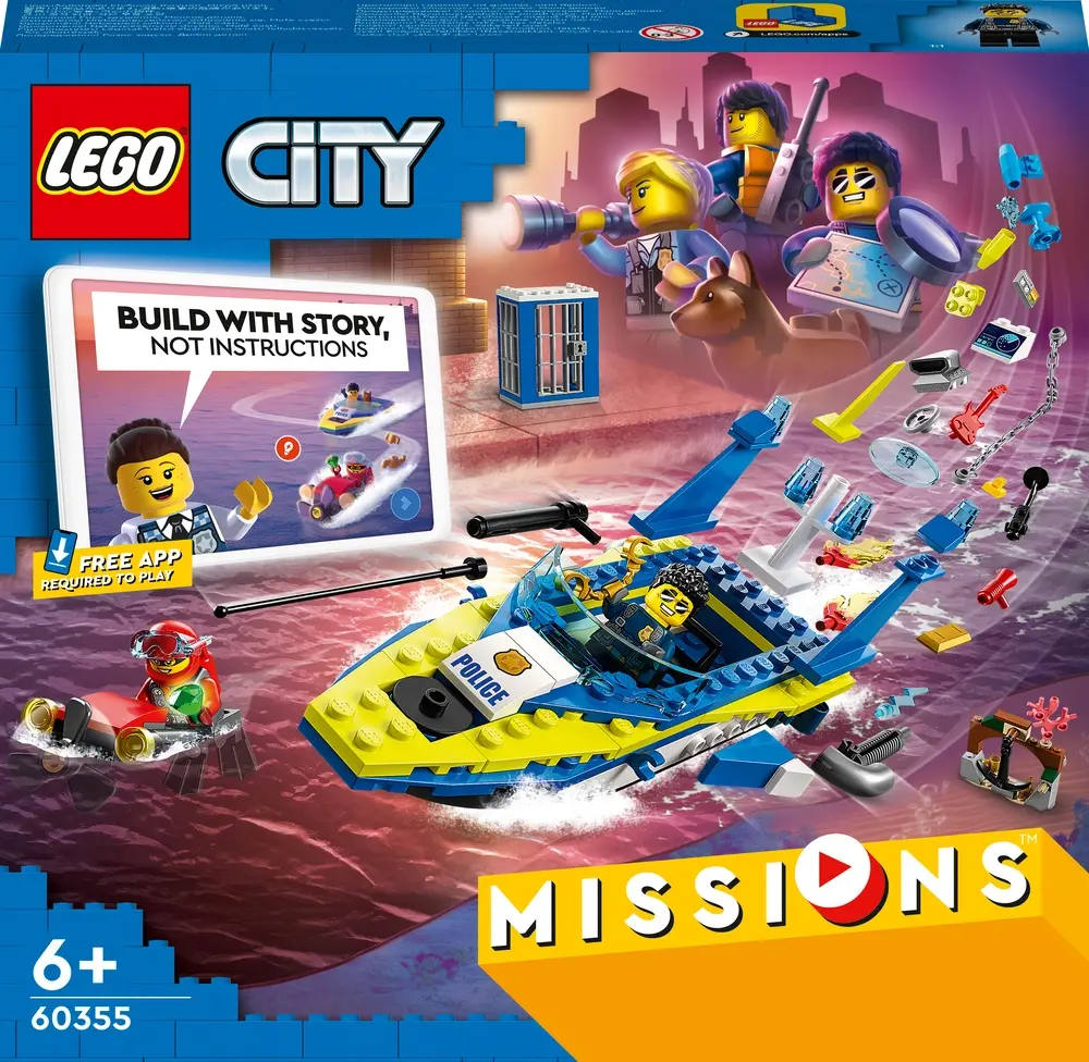 60355 LEGO City Missions Havpolitiets Detektivmissioner