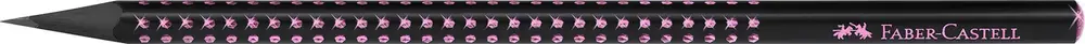 Blyant Faber-Castell Sparkle Sort M/ Pink Glitter