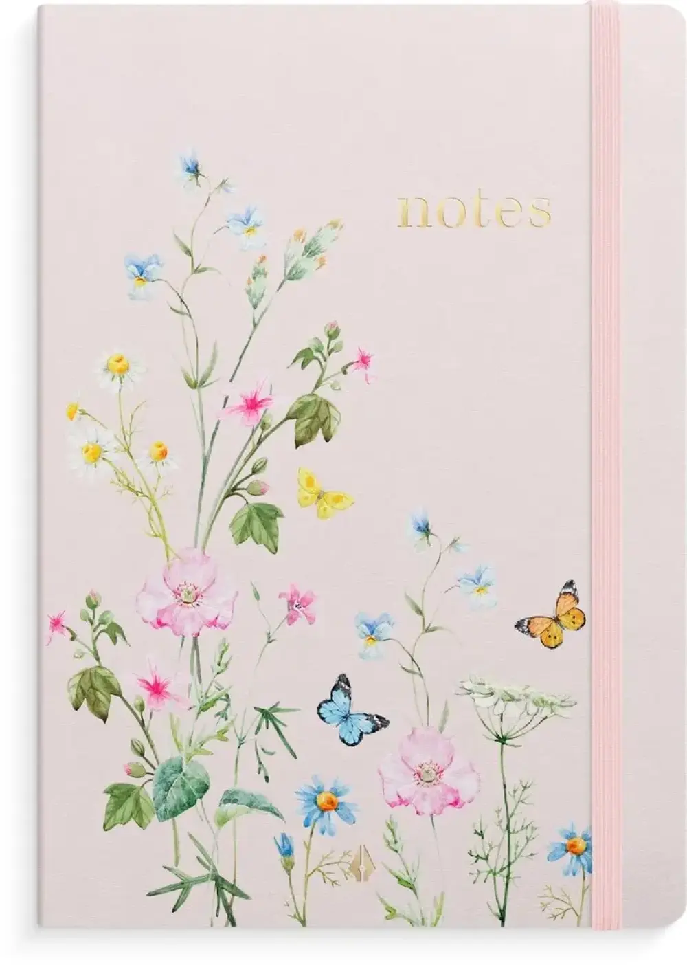 Notesbog Deluxe A5 Pink Meadow