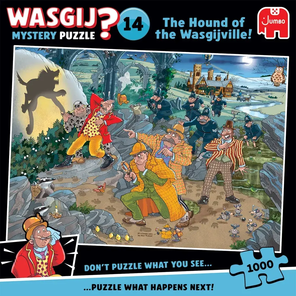 PUSLESPIL WASGIJ MYSTERY 14 THE HOUND OF THE WASGIJVILLE! 1000 BRIKKER
