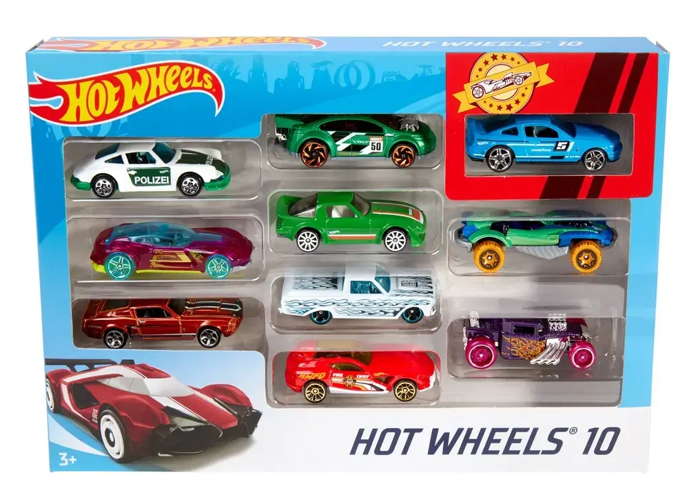 Hot Wheels biler 10-pak ass
