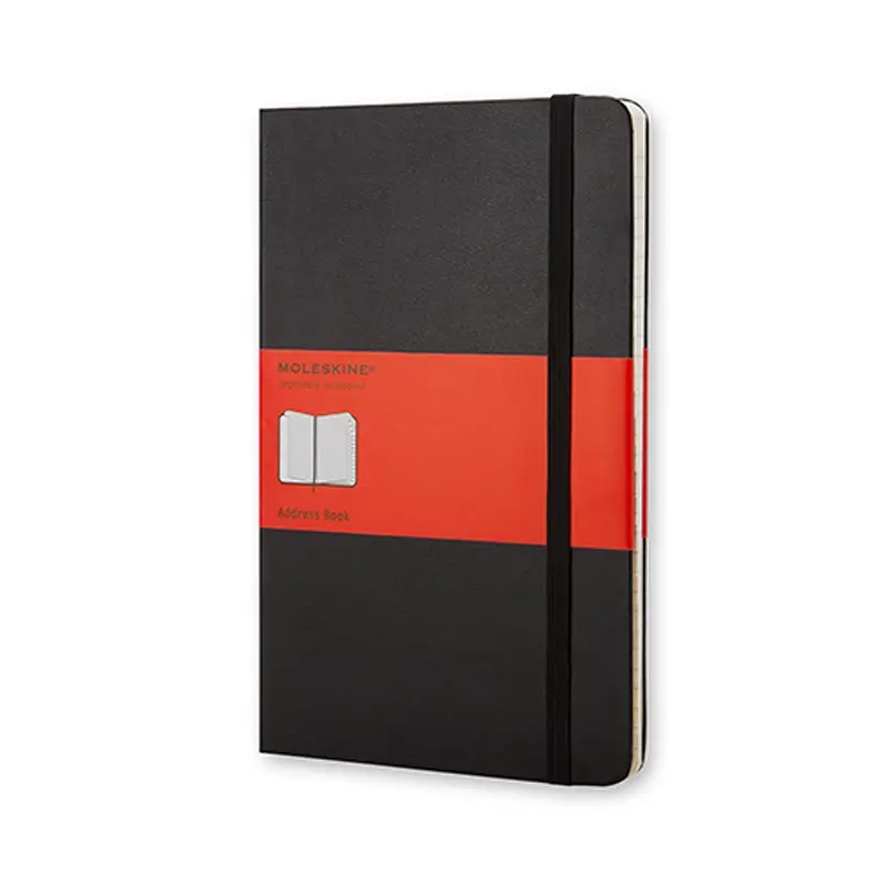 Adressebog Moleskine large sort