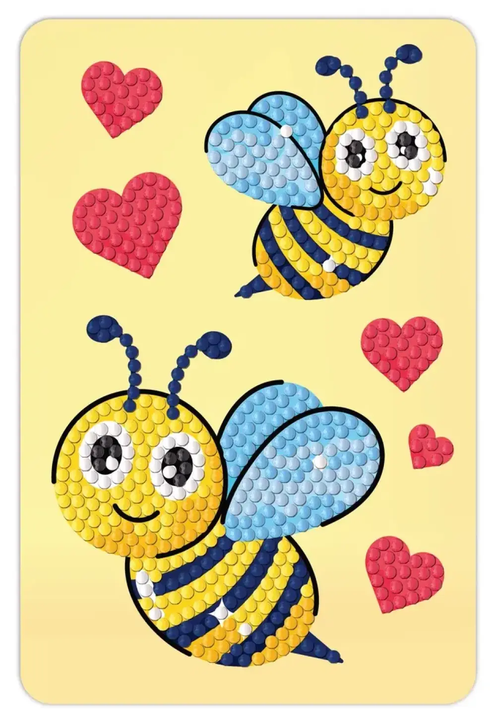 Diamond art elefant 10 x 15 cm