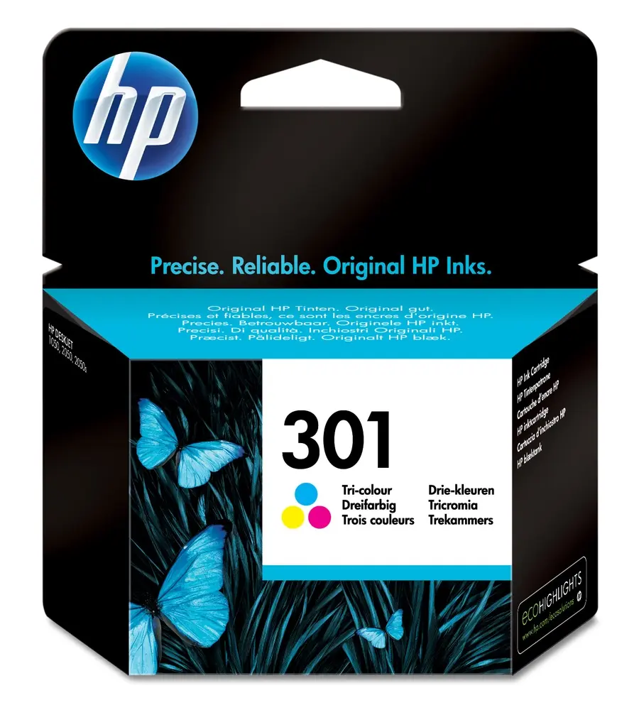 HP 301 color ink cartridge printerpatron 