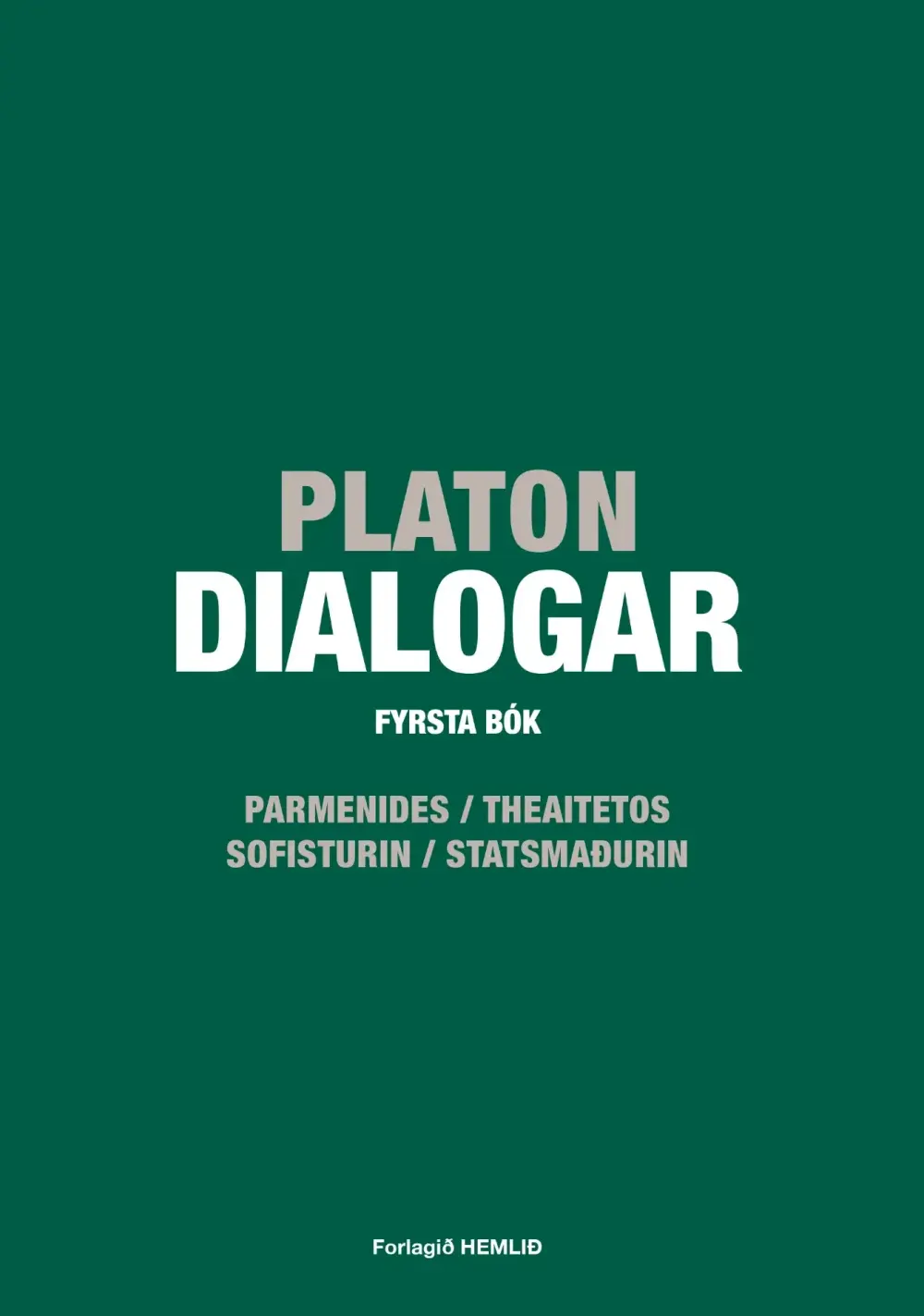 Platon Dialogar - fyrsta bók