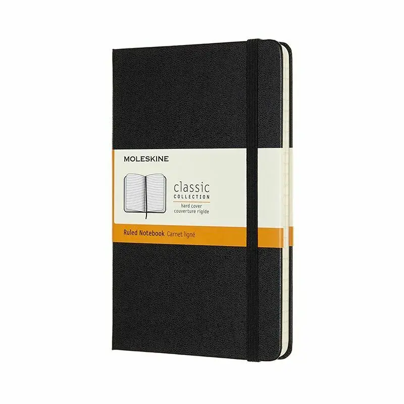 Notesbog Moleskine classic medium hard p black