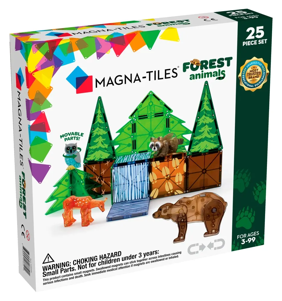 Magna-Tiles Forest Animals 25 stk