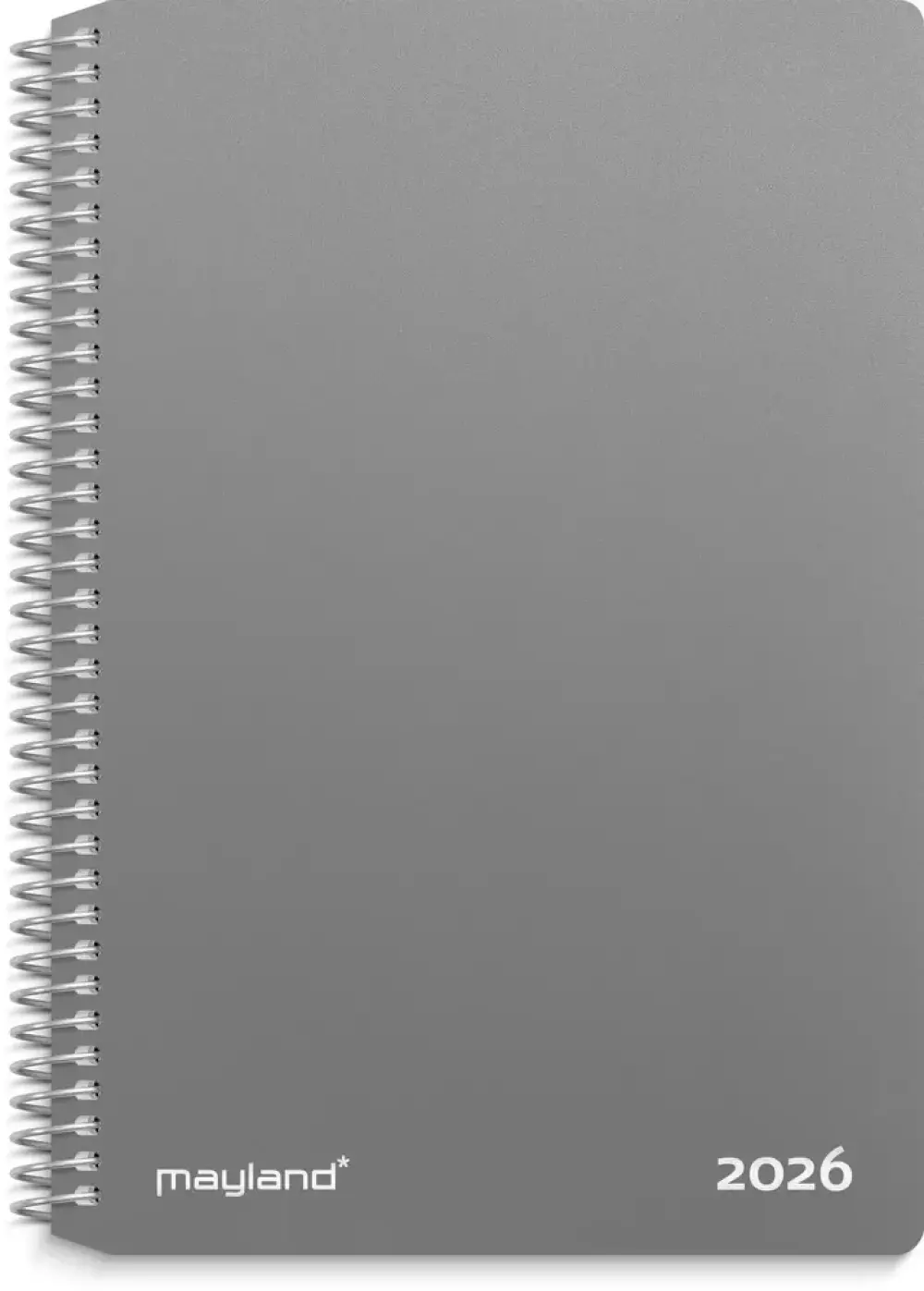 Spiralkalender 2026 uge grå