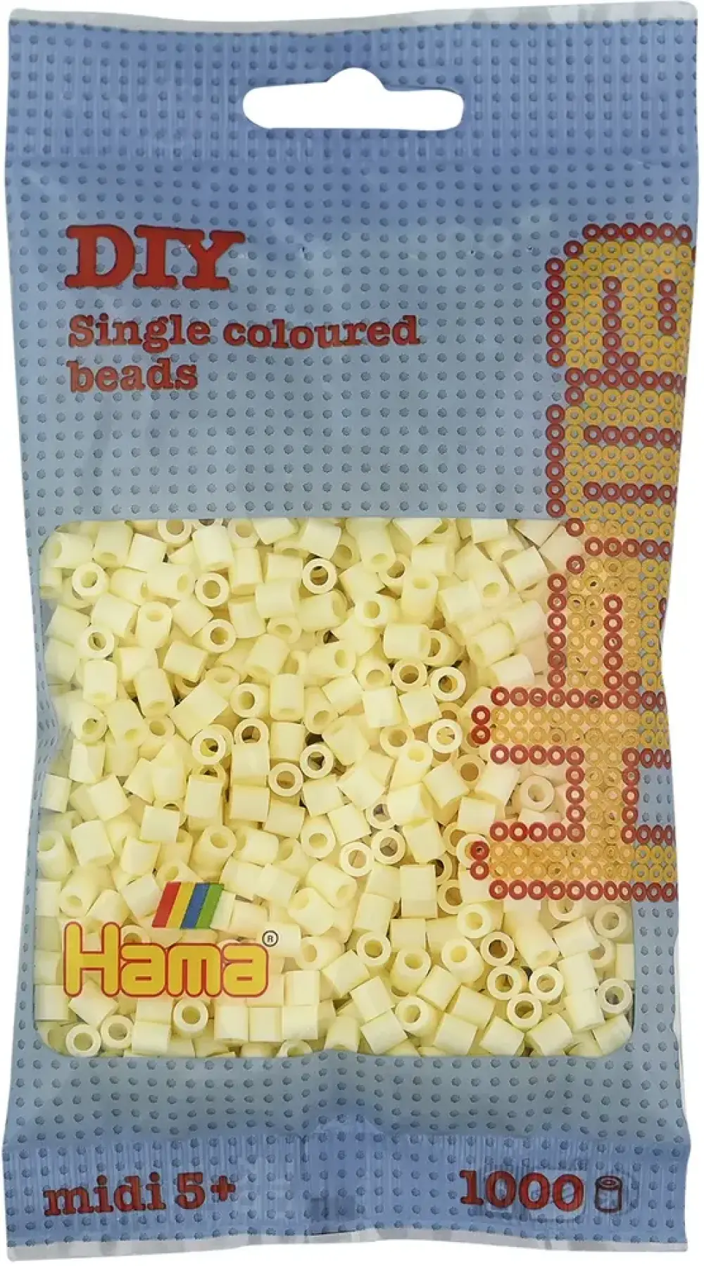 Hama midi perler 1000 stk creme 2