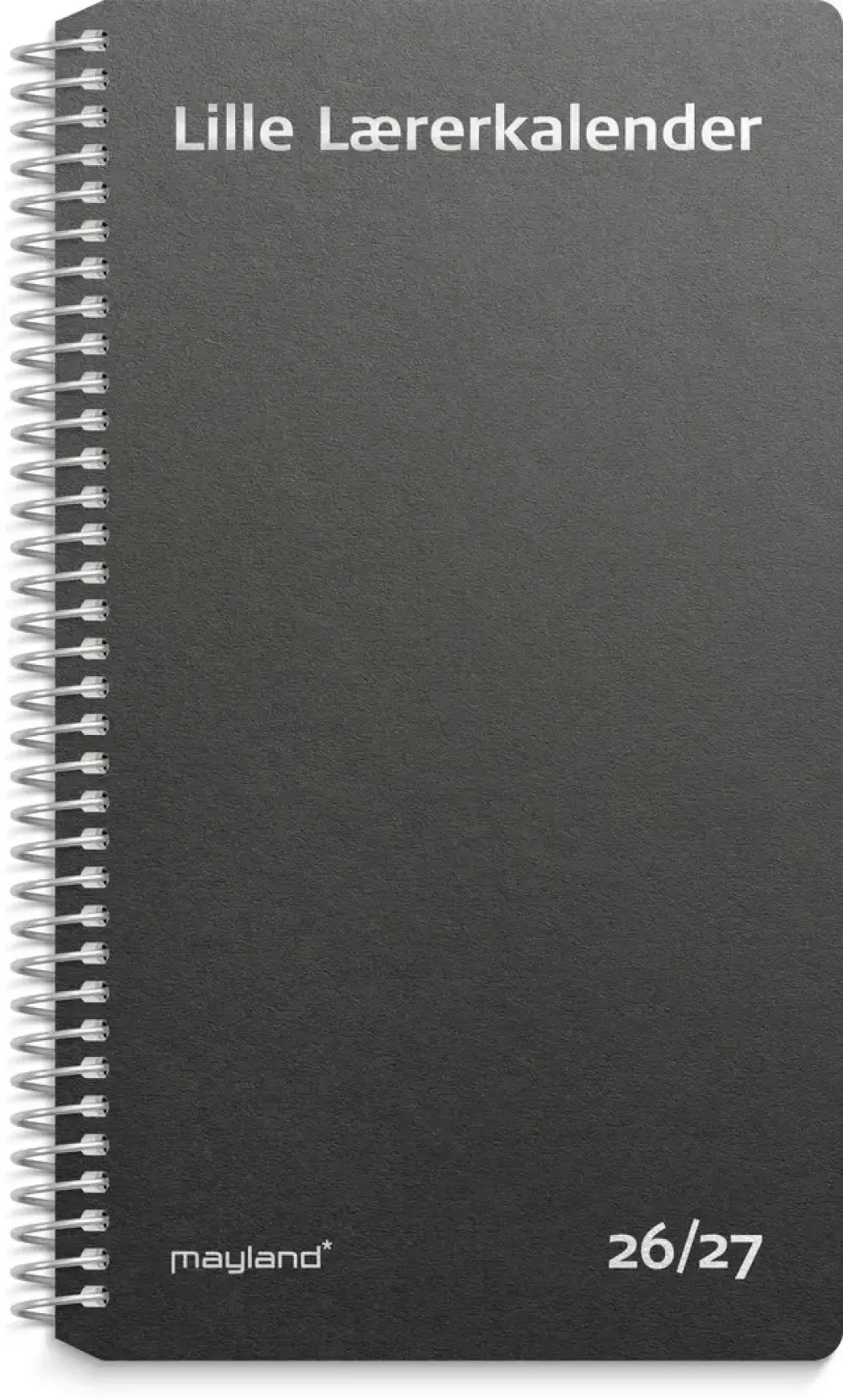 Mayland Lærerkalender 26/27 LILLE UGE HØJFORMAT sort KARTON