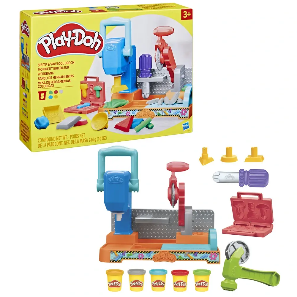 Play-Doh Stamp & Saw Tool Bench