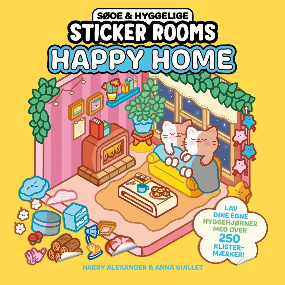 Happy Home - Søde og hyggelige Sticker Rooms