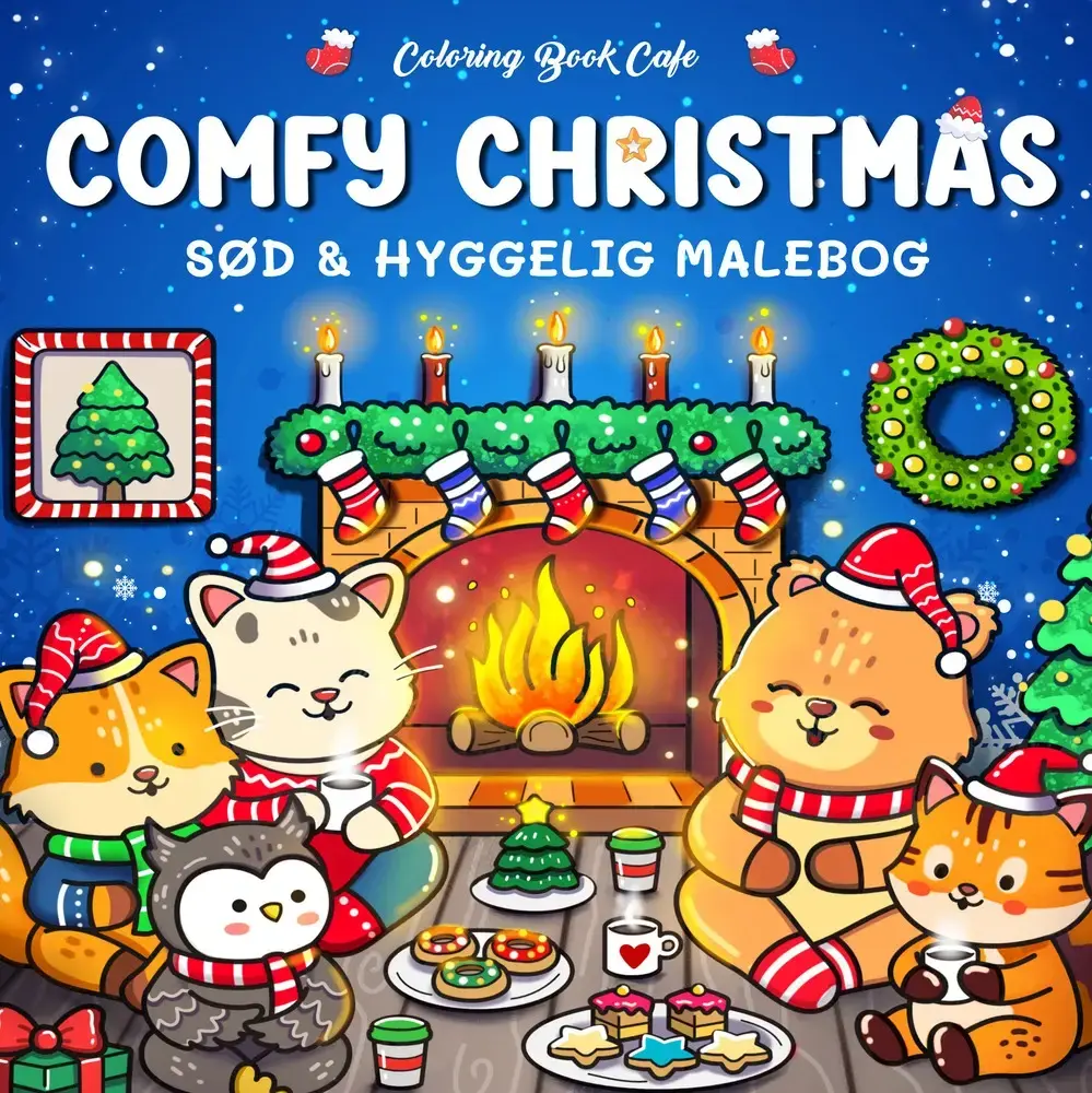 Coloring Book Café - Comfy Christmas