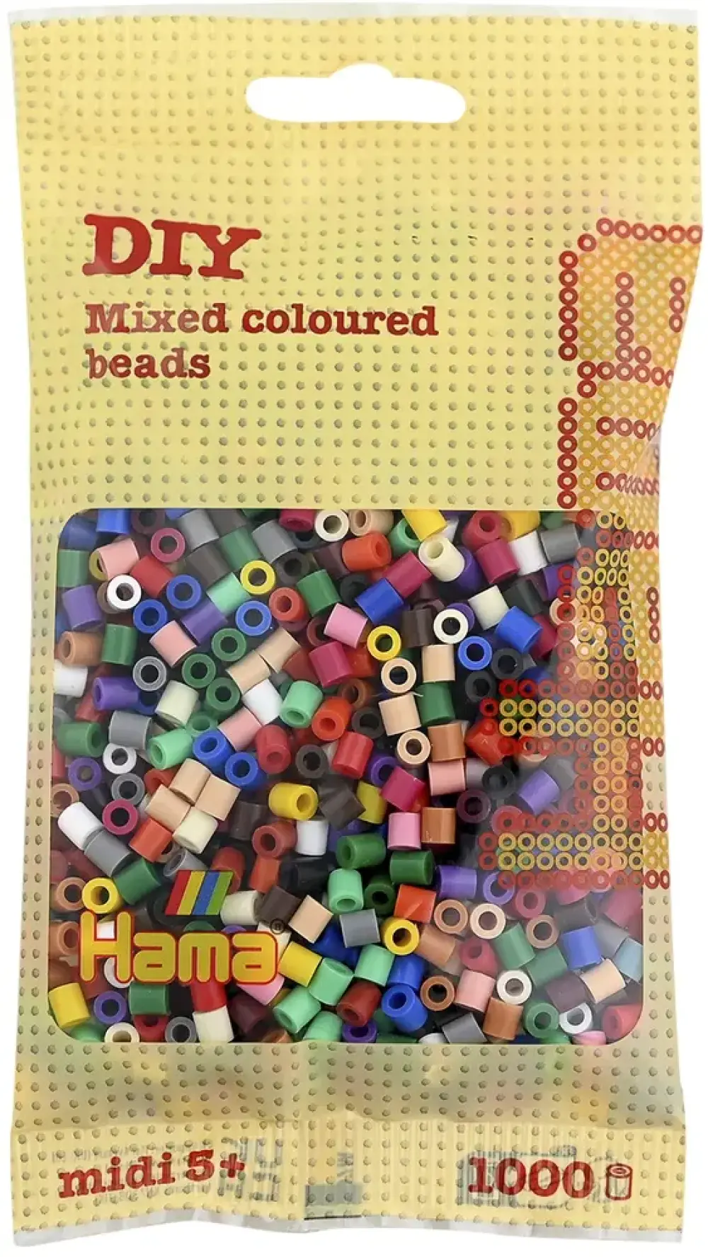Hama midi perler 1000 stk mix 67