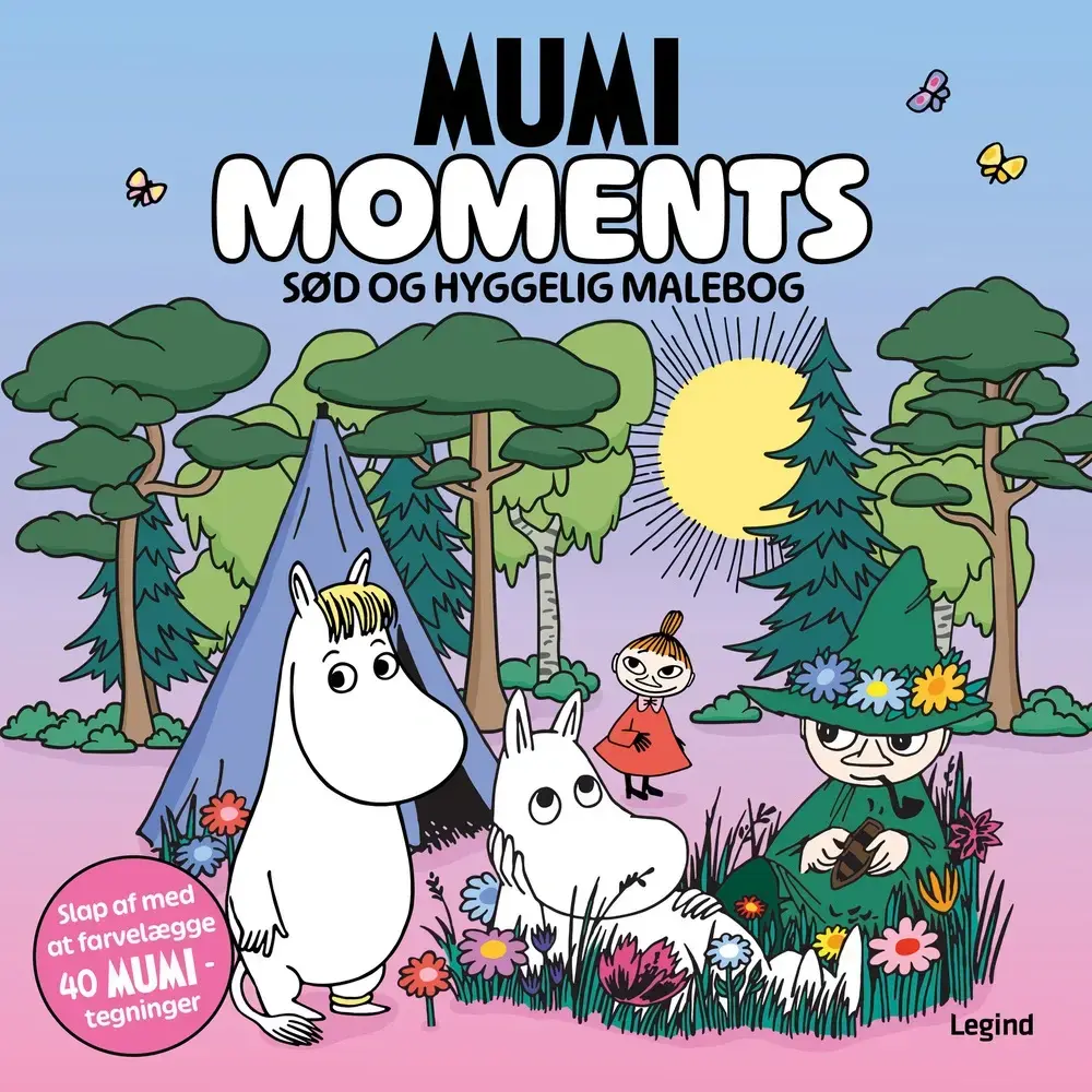 Malebog: Mumi Moments - Cozy Coloring