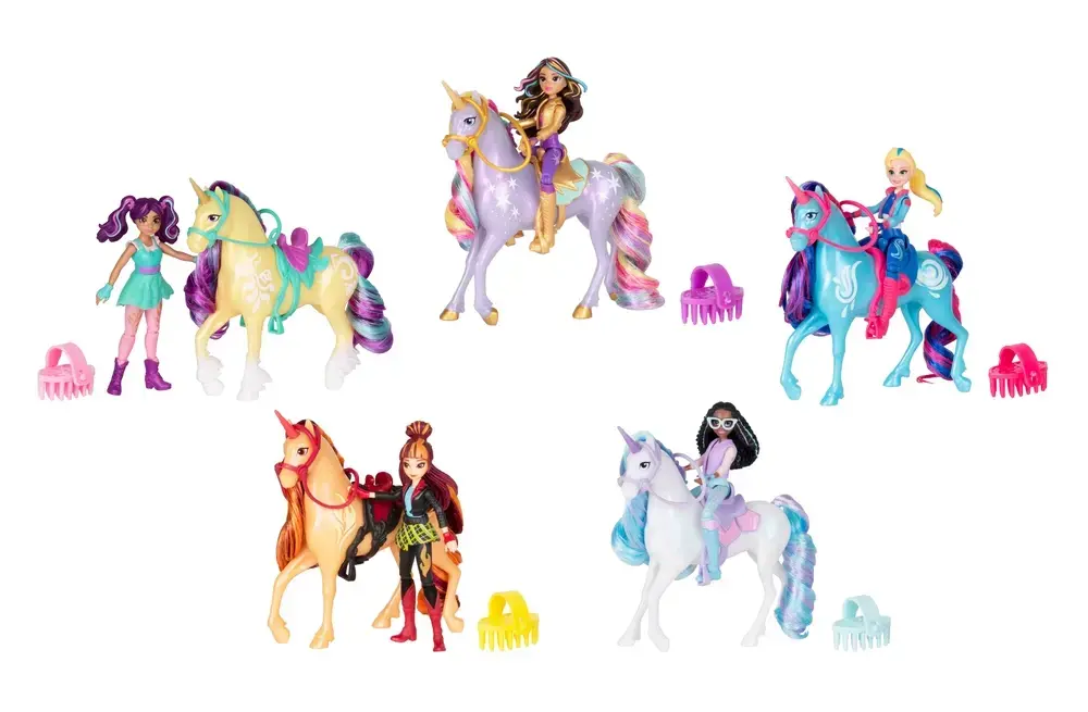 Unicorn Academy Dukke & Enhjørning ass.