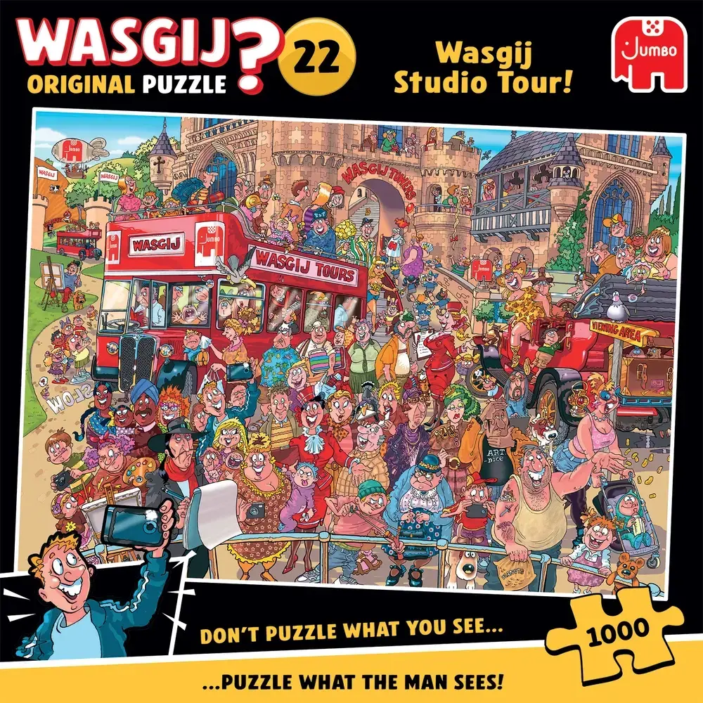 PUSLESPIL WASGIJ ORIGINAL 22 STUDIO TOUR! 1000 BRIKKER