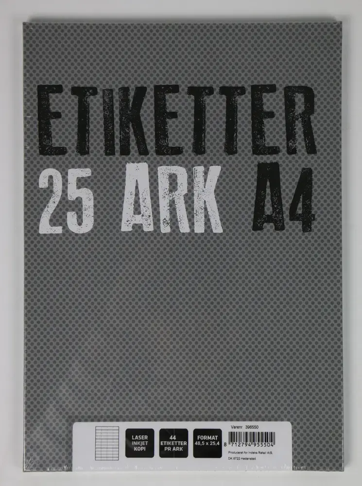 Etiket kopi Relief 48,5x25,4mm