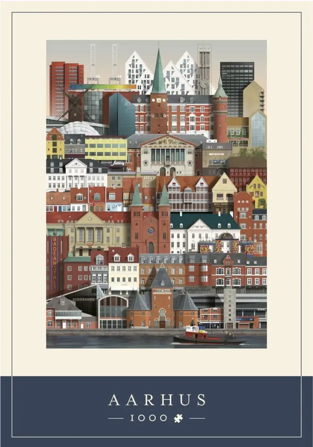 Puslespil danmark 1000 brikker