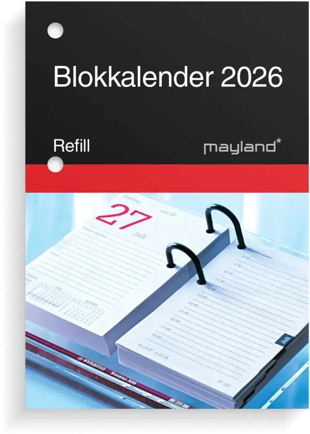 Blokkalender 2026 refill 