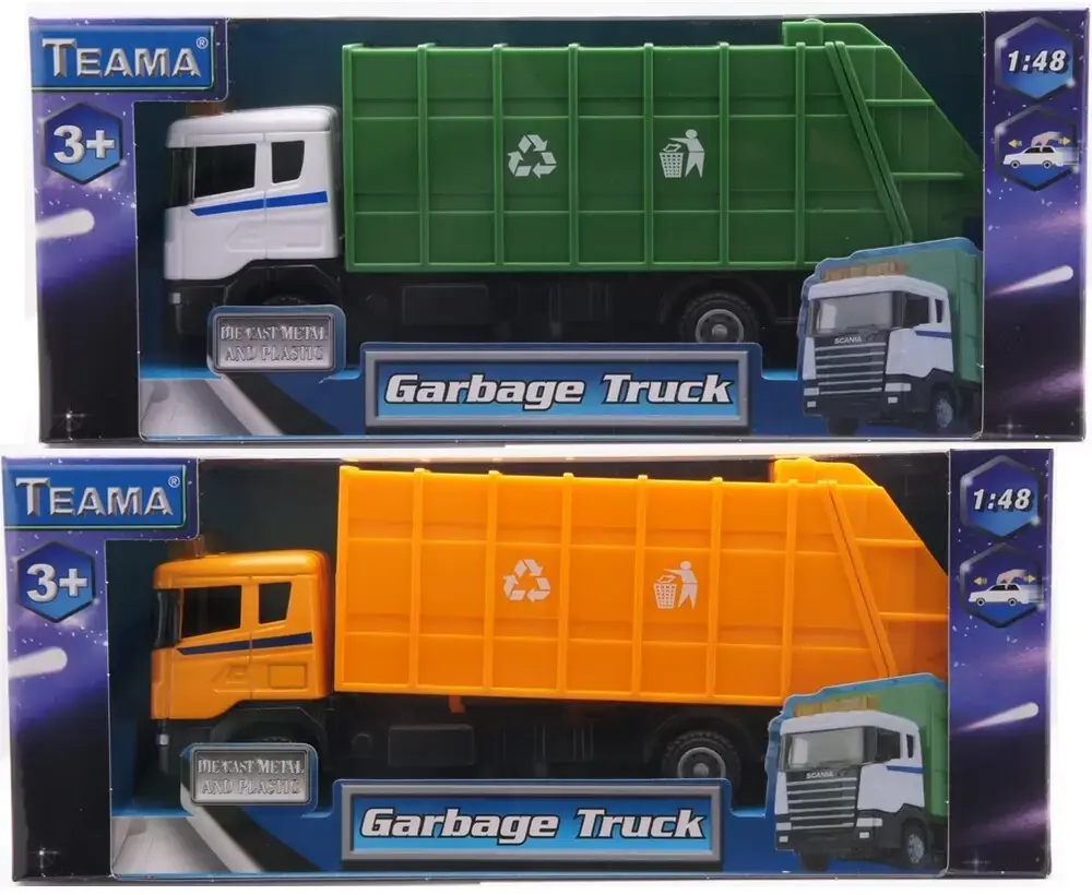 Teama Scania Skraldebil 17 cm ass