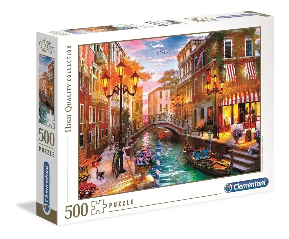 Puslespil Clementoni Sunset Over Venice 500 Brikker
