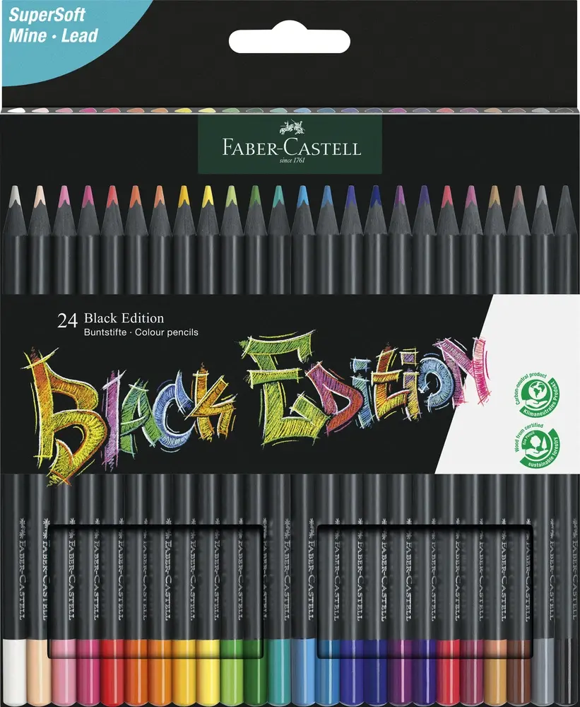 Farveblyant black edition Faber-Castell