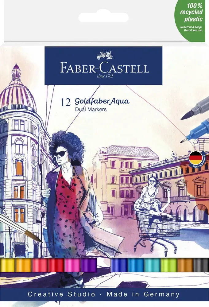 Akvarel tusser Faber-Castell goldfaber