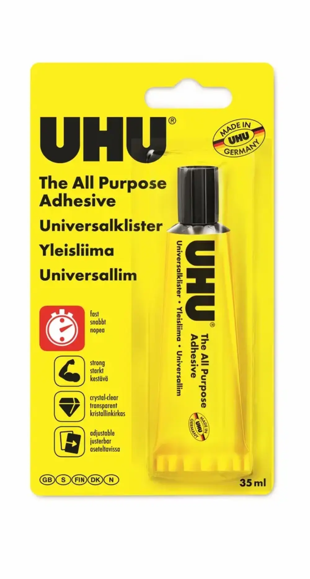 UHU Universallim Transperant 35 Ml Til Alle Formål