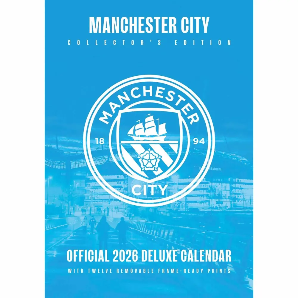 MANCHESTER CITY 2026 A3 DELUXE CALENDAR
