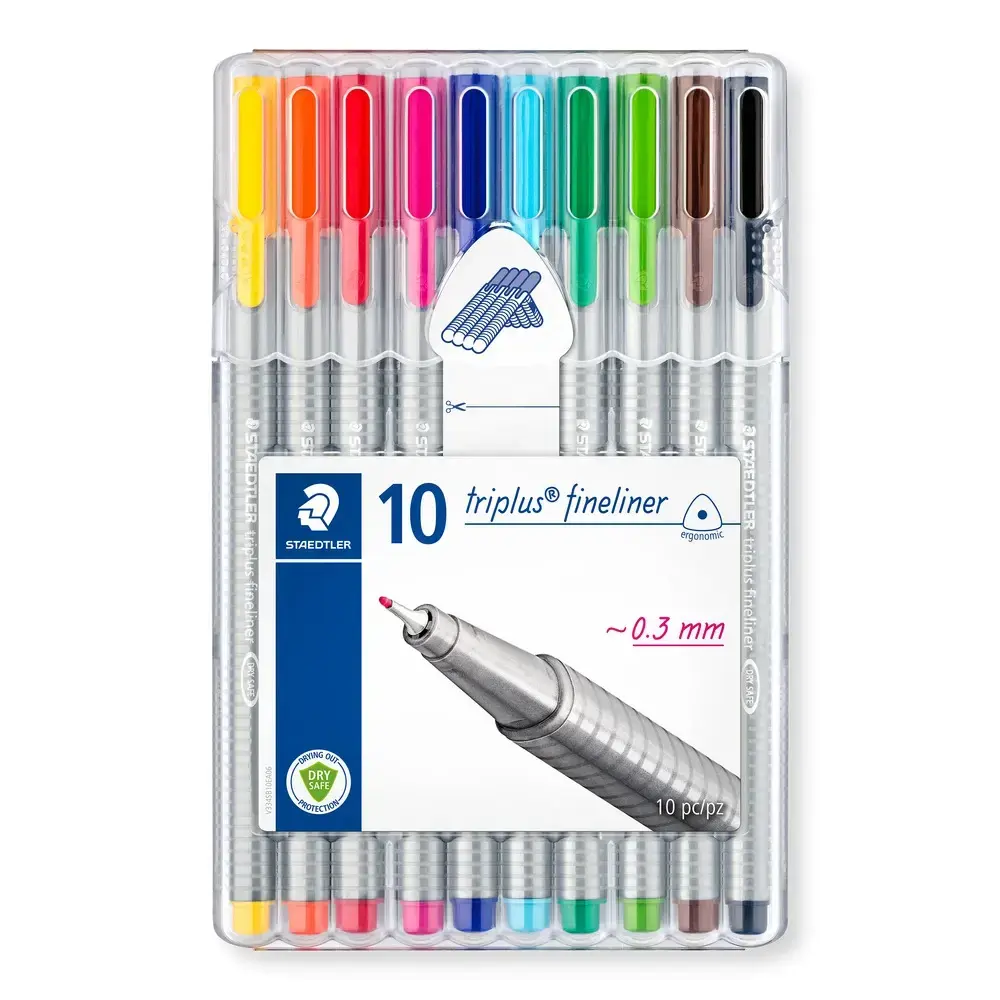 Fineliner Staedtler triplus 36 ass.