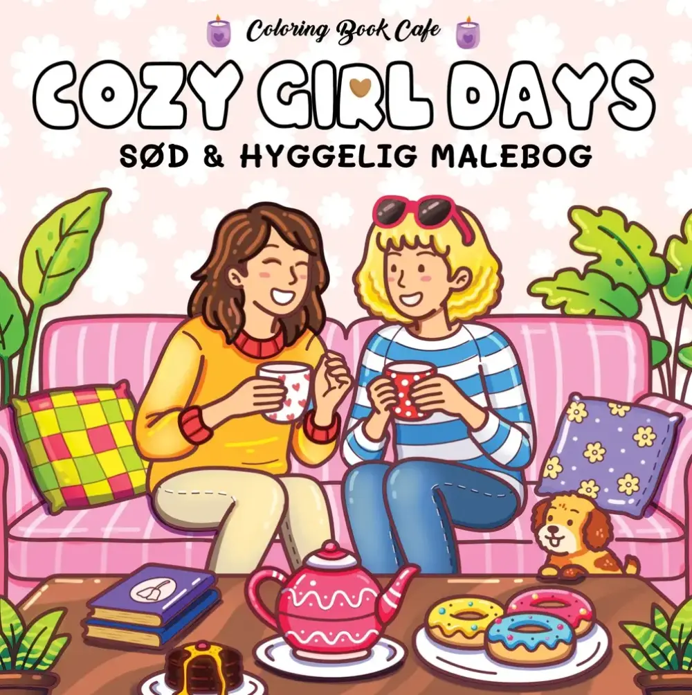 Malebog: Cozy Girl Days - Cozy Coloring