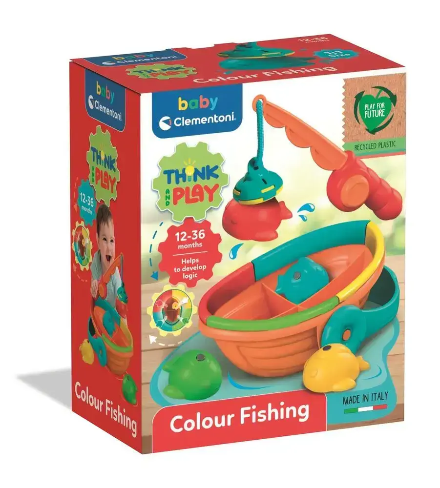 Clementoni Think and Play - Colour Fishing set