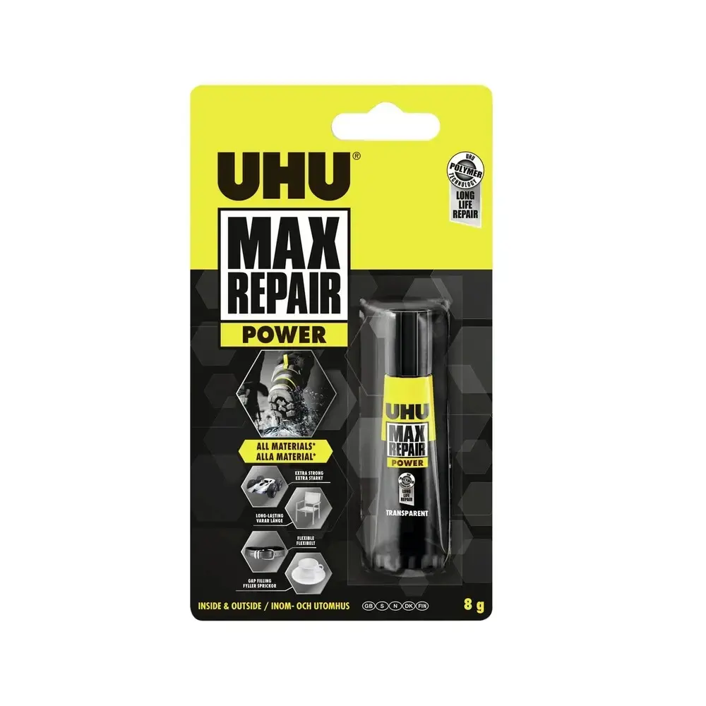 UHU LIM universal Max Repair Power 8g transparent