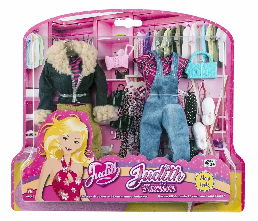 Judith kjoler og tilbehør ass