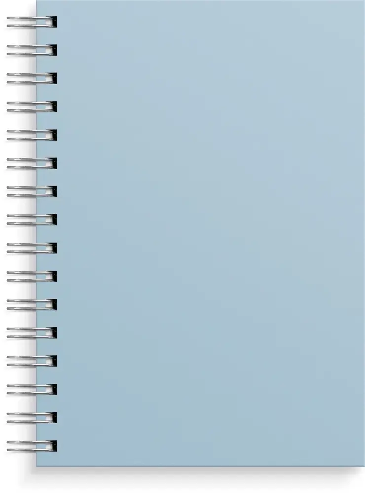 Notesbog A5 blue KARTON 150 linjeret sider