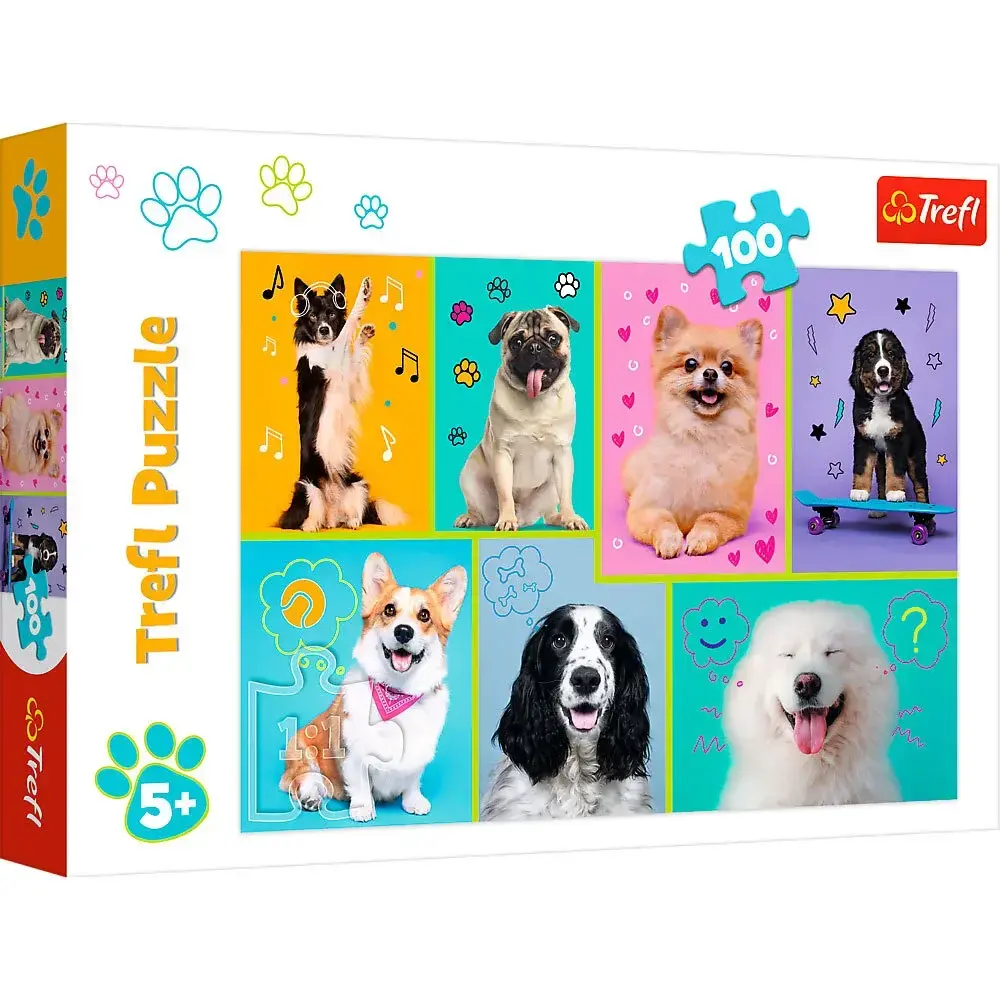 Puslespil Dinosaurs land 100 brikker